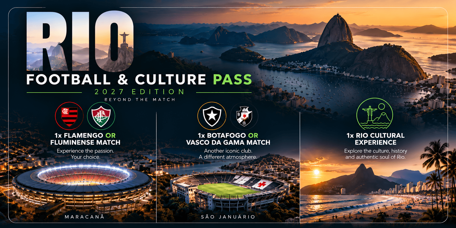 This Is Football in Rio – Experience Pass