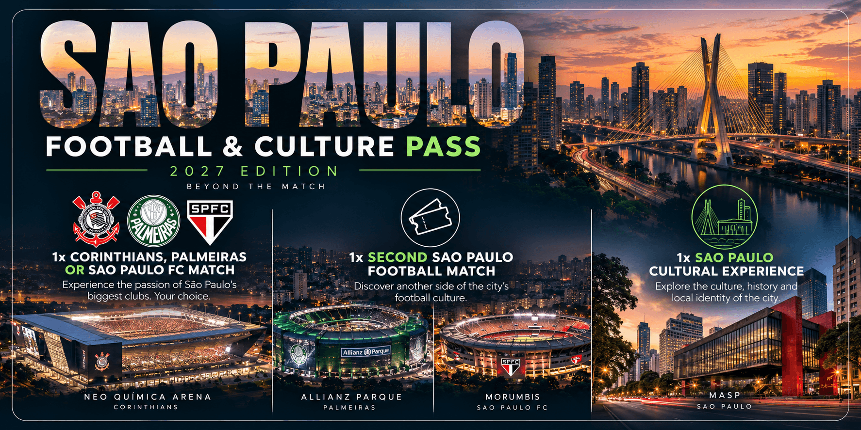 Sao Paulo Lives Football – Experience Pass