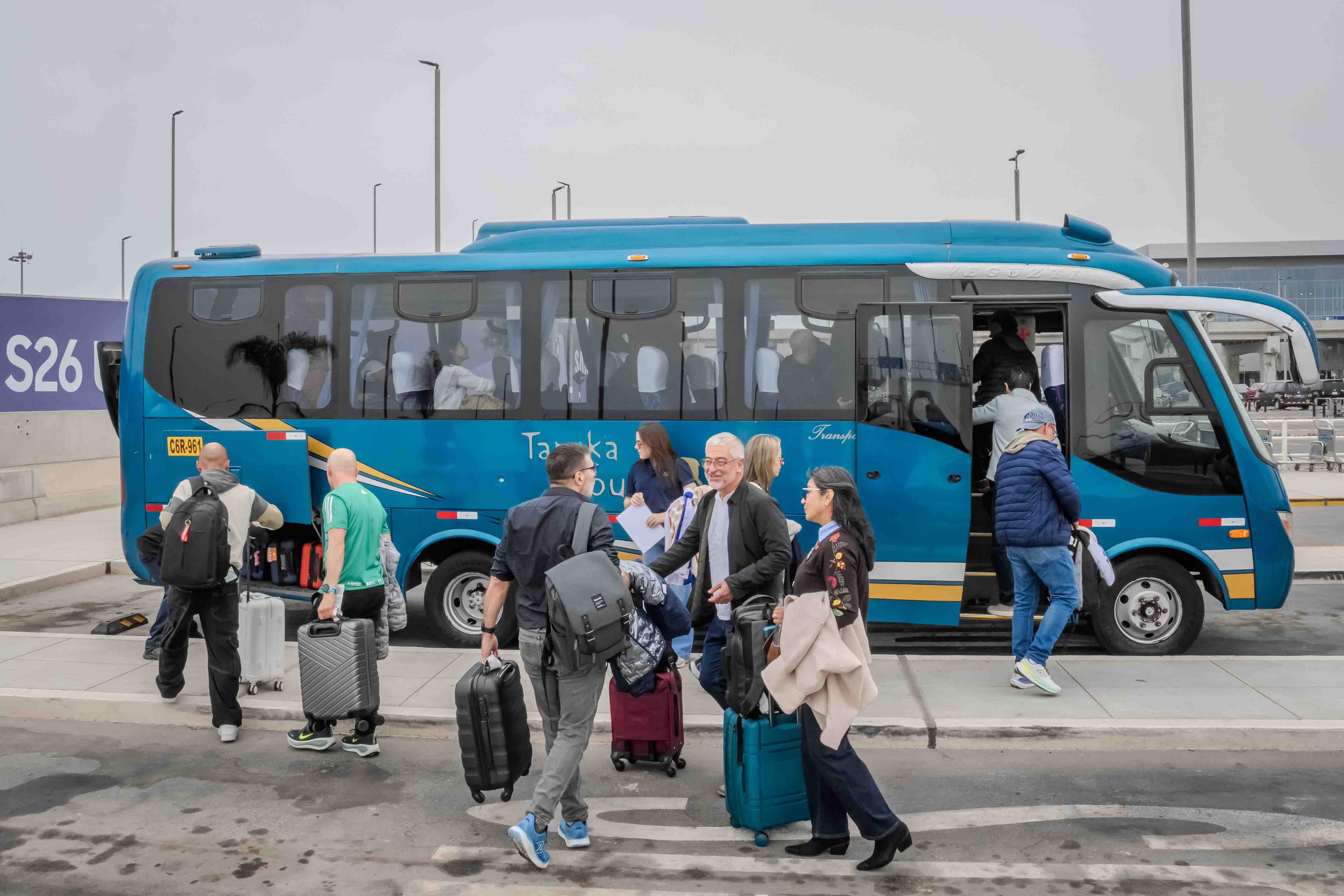 Arrival in Lima