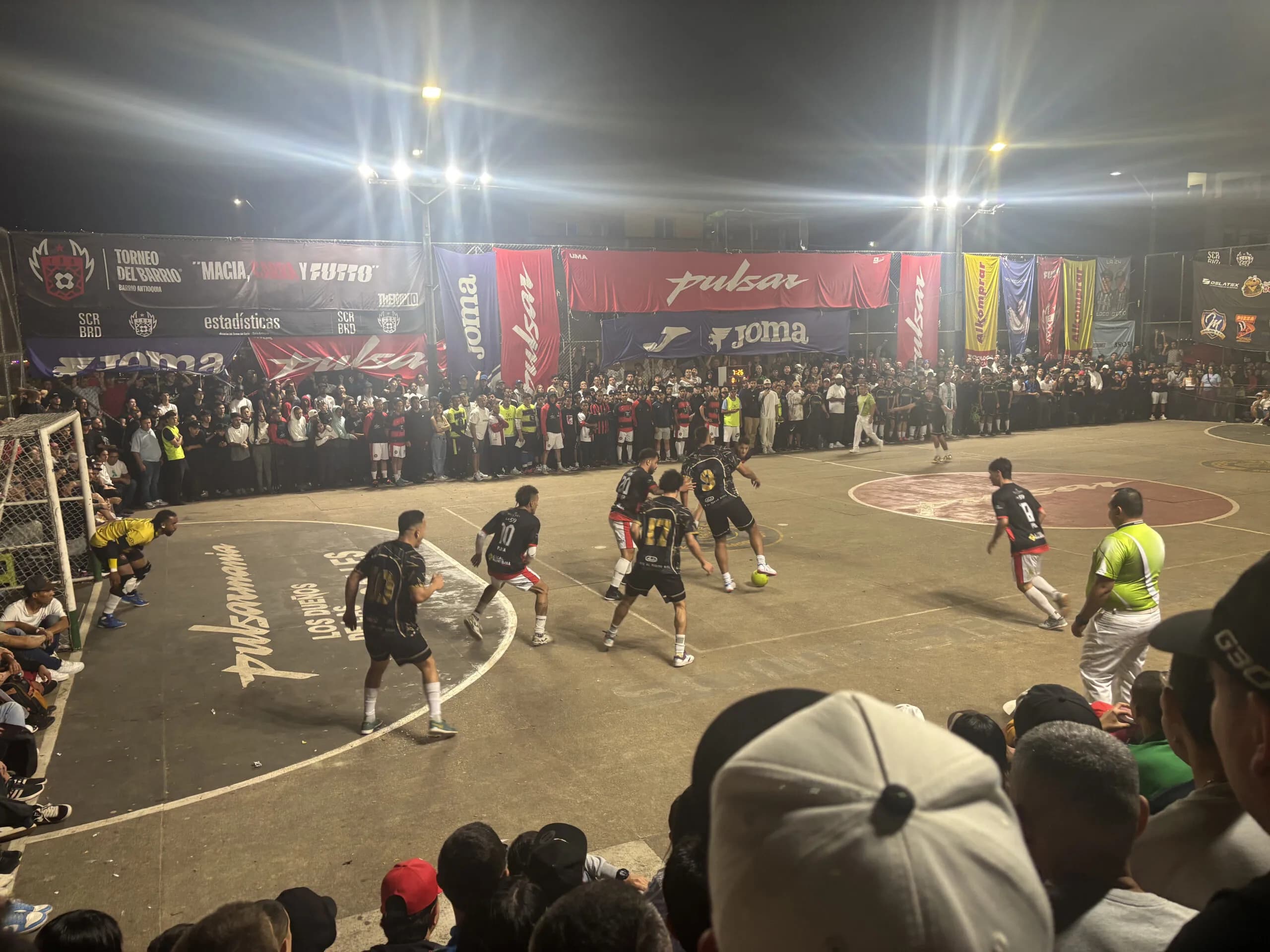 Medellin Street Football with Giant Empanadas